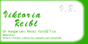 viktoria reibl business card